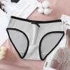 5 PCS Women Underpants Trendy Close Fit Simple Underpants Stretchy Moisture-wicking Briefs Panties for Sleeping