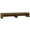 VidaXL Monitor Stand Honey Brown 100x24x16 Cm Solid Pine Wood 813992