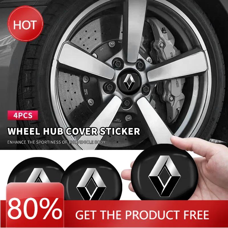 2026 Горячие Колпаки на ступицу для Renault Для Renault Trafic Clio Laguna 2 Megane 2 3 Duster Logan Captur koleos 4 шт. 56 мм Центр колеса автомобиля