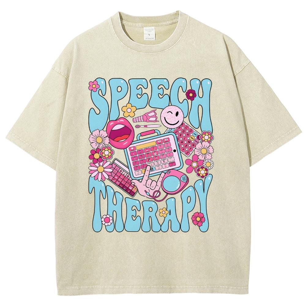 Women's Short Sleeve T-Shirt, Loose Wash, Cotton Top, Y2K Girly Sweetheart Style, Cute Casual Top