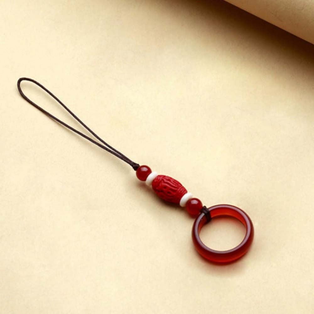 Agate Chain Anti Lost Strap Cell Phone Lanyard Mobile Phone Strap Ring Buckle Mobile Phone Lanyard