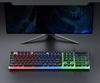 Игровая клавиатура T-WOLF T11 с ретро-круглыми клавишами, проводная USB, с подсветкой