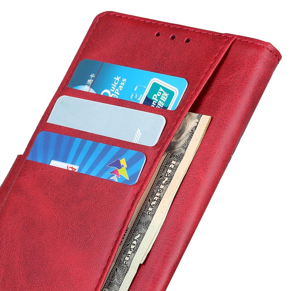 Wallet Case for Poco X8 Pro Max 5G - Leather/PU, Red