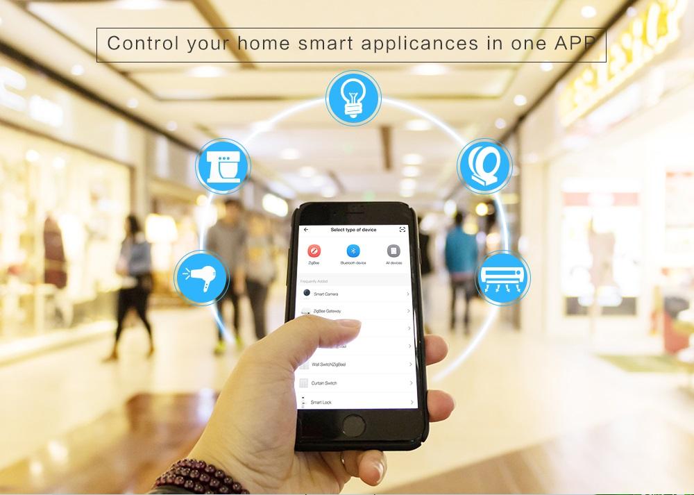 Умная Wi-Fi розетка-диммер Alexa, настенный выключатель света с датчиком движения, для американского рынка