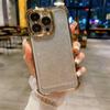 Luxury Fashion Plating Glitter Four Corner Shockproof Phone Case For iPhone 15 14 13 12 11 Pro Max Lens Protection Cover