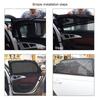 Car Sunshade Anti-mosquito Insulation UV Protective Glass Sunscreen Mesh Reflective Sunshade Protective Window Film For SedanSUV