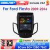 9.7'' QLED Screen 2din Android Car Radio Multimedia Video Player for Ford Fiesta 2009 - 2017 GPS Navi Carplay Auto 4G LTE RDS AI Bluetooth
