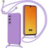 Protective Case - BOOLING - for Samsung Galaxy A26 5G - Soft Liquid Silicone - Purple - Shockproof