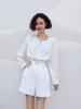 6105 High-Waisted Wide-Leg Spring/Summer Shorts - Elegant, Slimming, and Light Luxury