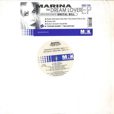 12-дюймовая пластинка MARINA - Dream Lover EP MRK70201 MRK 1997 США Танцевальная и Электронная Б/У
