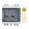 DC500V Solar Disconnect Switch 2 In 2 Out Surge Protection PV Combiner Box IP65 Water Resistant 32A 20‑40KA