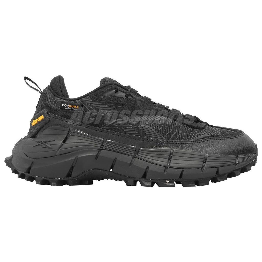 Reebok Zig Kinetica 2.5 Edge Black Pure Grey Unisex Sneakers Core-Black 100034216