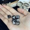 Мини-набор игральных костей DND, чехол для карманных часов с гравировкой дракона и 7 многогранными металлическими игральными костями DND, набор игральных костей в стиле ретро для настольных игр