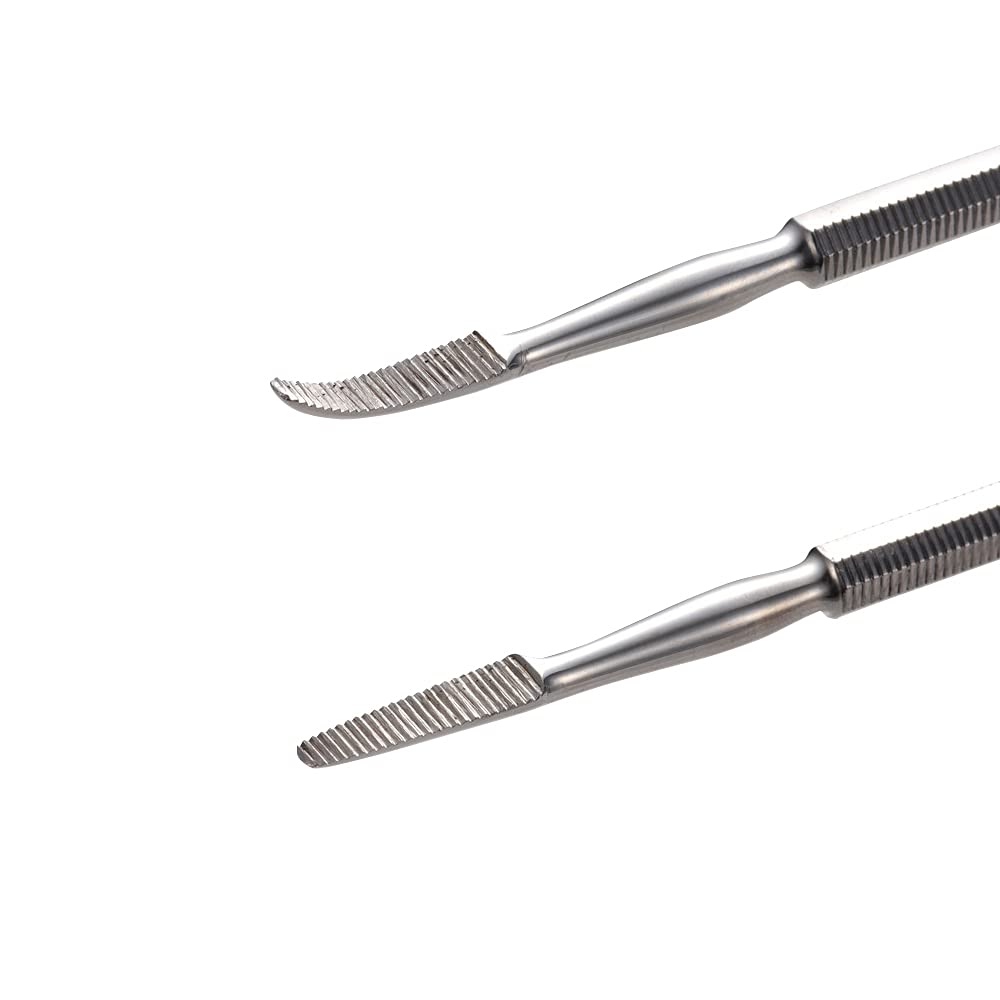 iMedia Ingrown Nail Stainless Steel Nail File and Dual for Toenails File, Clipper, Curved, Straight, Head,