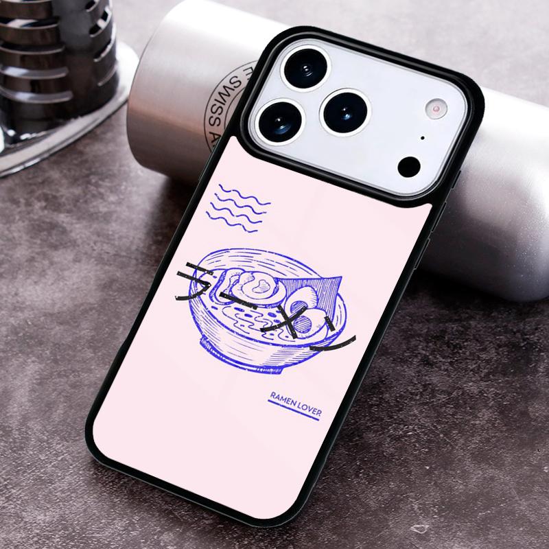 Чехол для телефона для любителей рамена Для iPhone 17 16 15 14 13 12 11 Pro Max Plus 17Air Мягкий силиконовый чехол