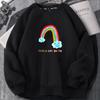 Karol G Rainbow Sweatshirts Streetwear Women's Top Hoodies Oversized Unisexana Sera Bonito Sweatshirt Women Without Hood Streetwear
