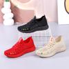 2023 новые летние сетчатые туфли для мам, тканые кроссовки, повседневные кроссовки для женщин