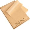 100Pcs Parchment Paper Sheets, 9x13 In Unbleached Parchment Paper for Baking Grilling Air Fryer and Steaming, Precut Non-Stick Parchment Baking