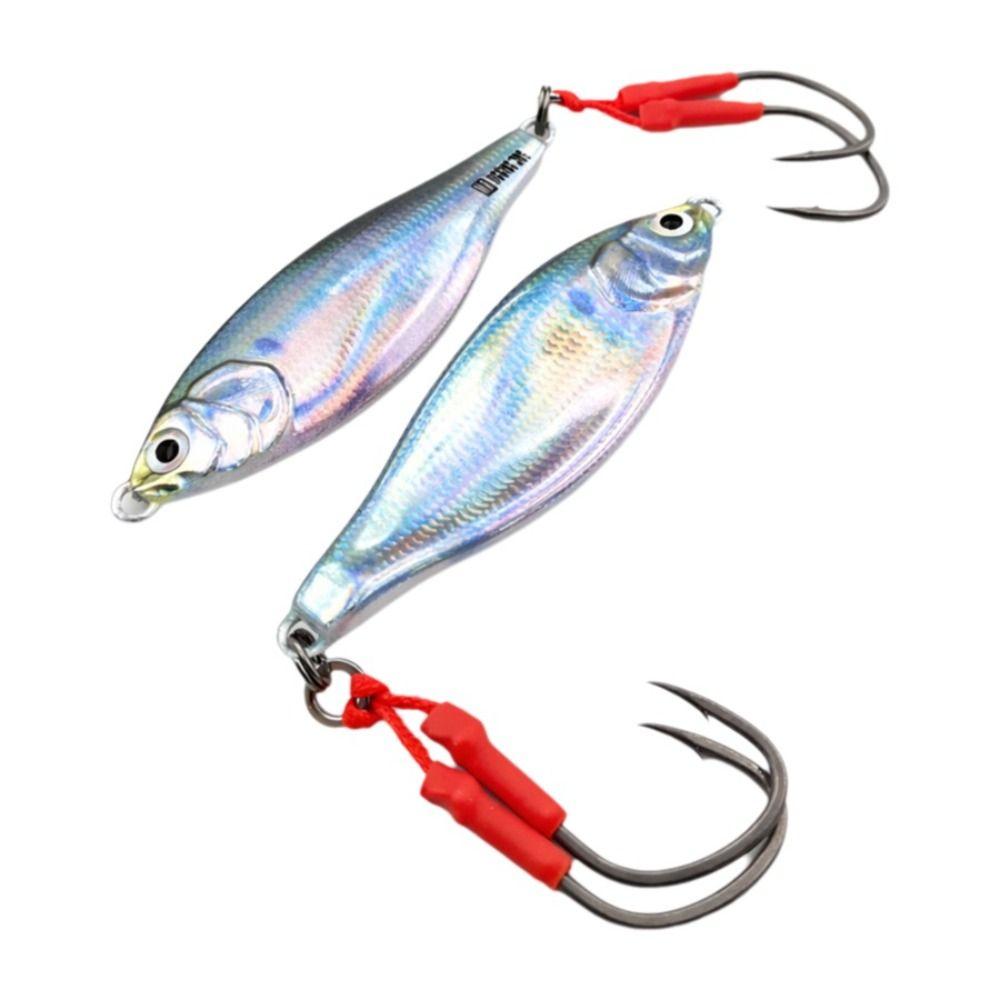 10g 20g Slow Falling Jig Realistic Action Jigging Bait Lure 3D Konosirus Metal Jig  Saltwater