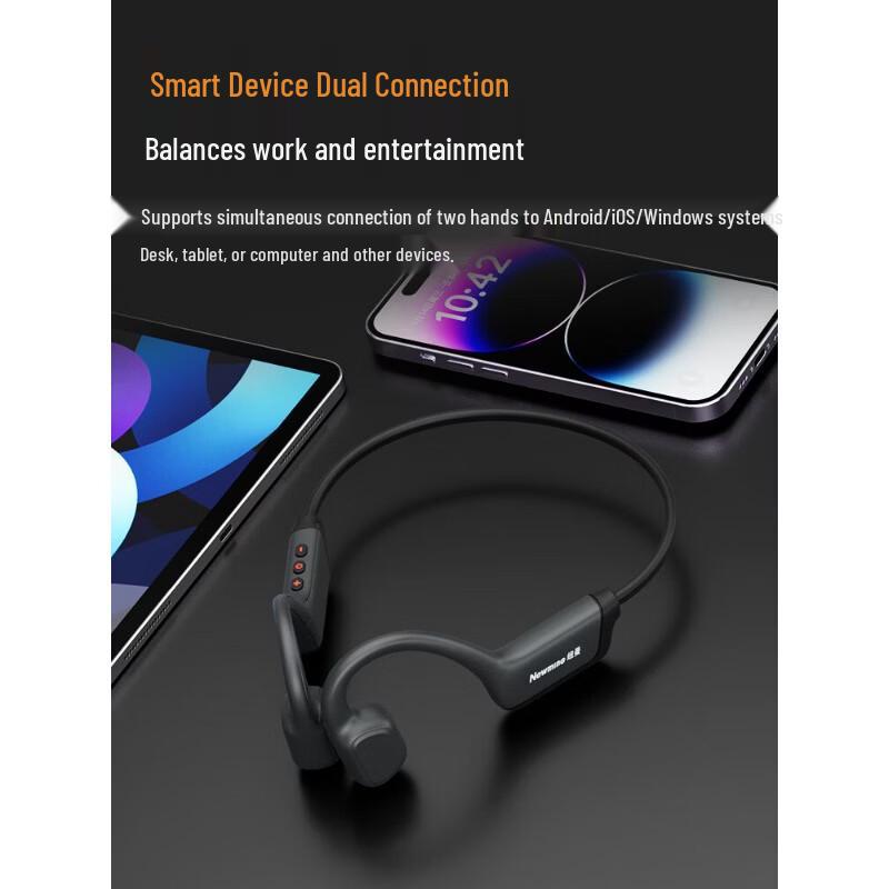 Спортивные Bluetooth-наушники Newmine BC-F3 с костной проводимостью