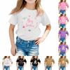 Toddler Girl Boy T-Shirts Kids Top Boys And Girls Printed Short Sleeved T-shirt