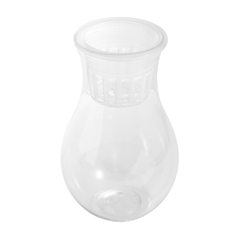 Plastic Aquatic Plant Container Self Watering Hydroponic Flower Pot Mini Fish Tank   Planter Pot