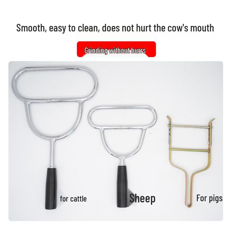 Metal Mouth Opener for Veterinary Use: Pig, Cattle, Sheep
