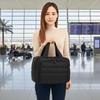 Solid Color Handheld Cosmetic Bag Nylon Make Up Pouch Bag Wash Bag Portable Toiletry Bag  Storage