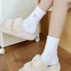 Cozy Plush Socks Sweet Bow Fluffy Socks Home Comfort Warm Socks  Cold Weather