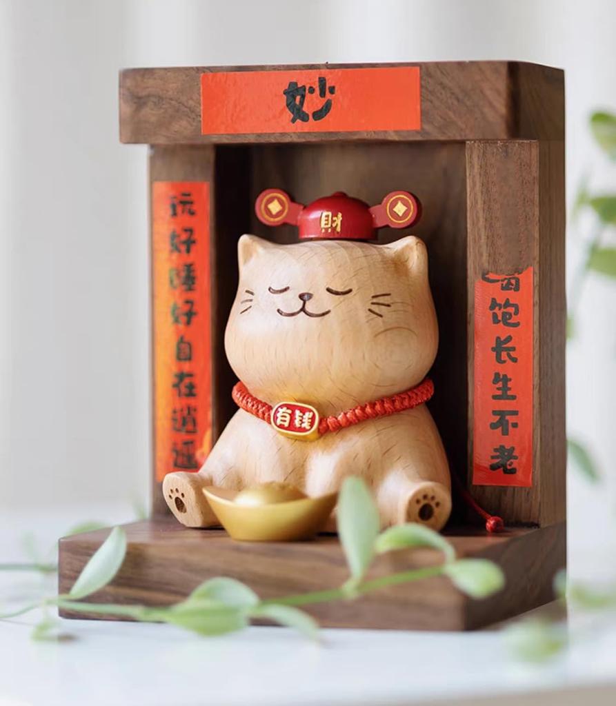 Статуэтка объекта Sakulaya Статуэтка кошки Стильное украшение для гостиной, спальни, входа, настольного подарка, идеальный подарок