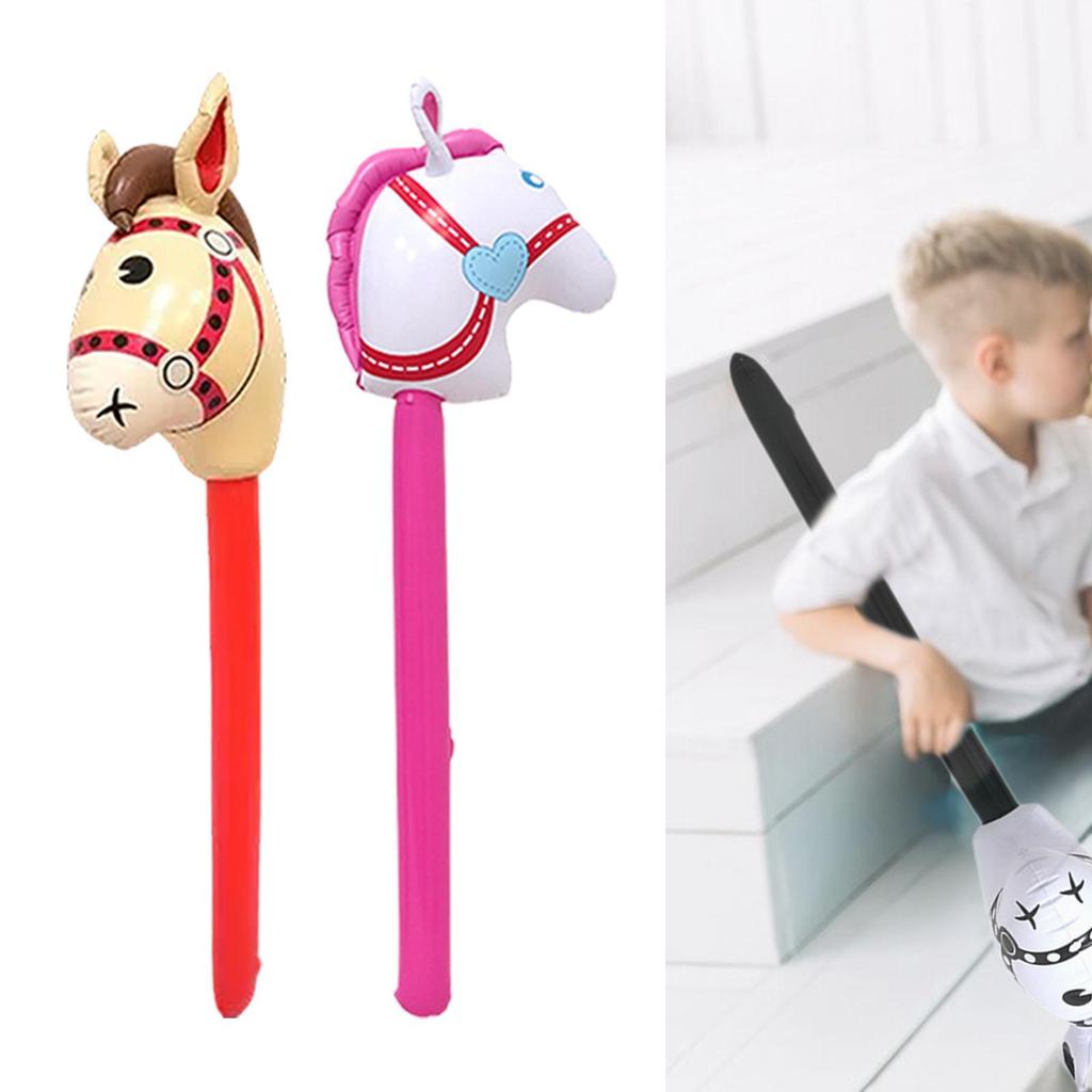 Creative Inflatable Horse Stick for Classroom Activities and Stage Use Ages 3 Years+