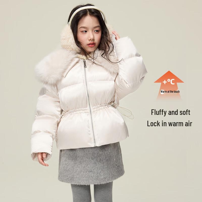 Зимняя пуховая куртка для девочек Yuan Yuan Princess, 90% пуха