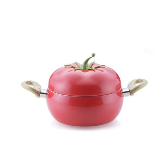 Durable Porcelain Tomato Pot with Heating Function for Soup and Stew