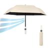 THANKO Компактный, Большой, Легкий Зонт от солнца и дождя [Официальный] Зонт с вентилятором "Fanbrella POLE" TKFA25SGY