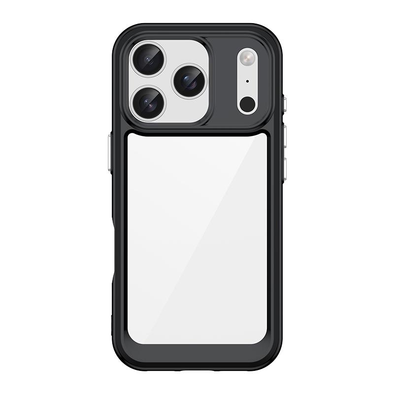 Для чехла iPhone 17 Pro Для Apple iPhone 17 Air iPhone 17 Pro Max Чехол ТПУ Прозрачный ПК + Силикон Ударопрочный Защитный Чехол для Телефона