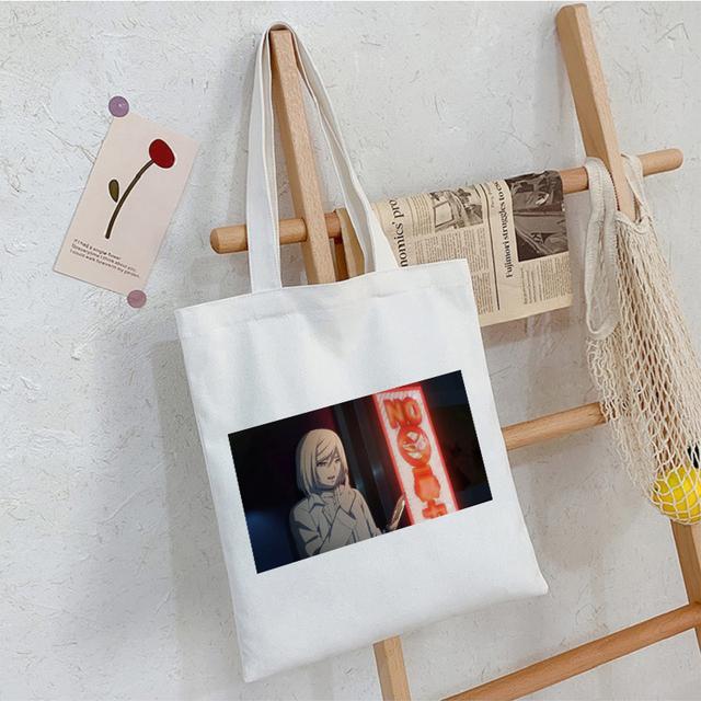 Akudama Drive Killer, холщовая сумка из японского аниме, большая вместительная модная женская сумка, винтажные ручные сумки, классическая сумка на плечо