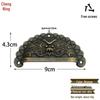 Antique Iron Round Shell Handle for Mini Cabinet Doors