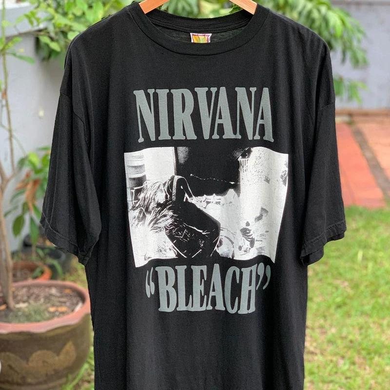 Винтажная ретро футболка Nirvana