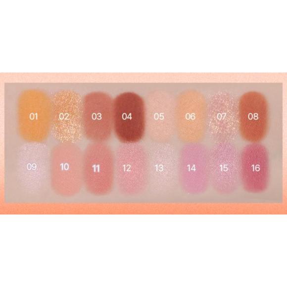 WAKEMAKE Палетка для век Soft Bluring Eye Palette (23 варианта)