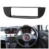 Efficientt-One Din Car Dvd/Cd Radio Stereo Fascia Panel Frame Adapter Dash Kit For Fiat (500) 2007-2015 Cd Trim Install Frame Ki