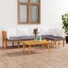 VidaXL Garden Furniture Set 5 Pcs with Cushions Solid Acacia Wood, 55.9kg