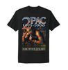 Футболка 2pac All Eyez On Me Рэп-футболка Tupac Death Row Футболка Унисекс Графическая футболка