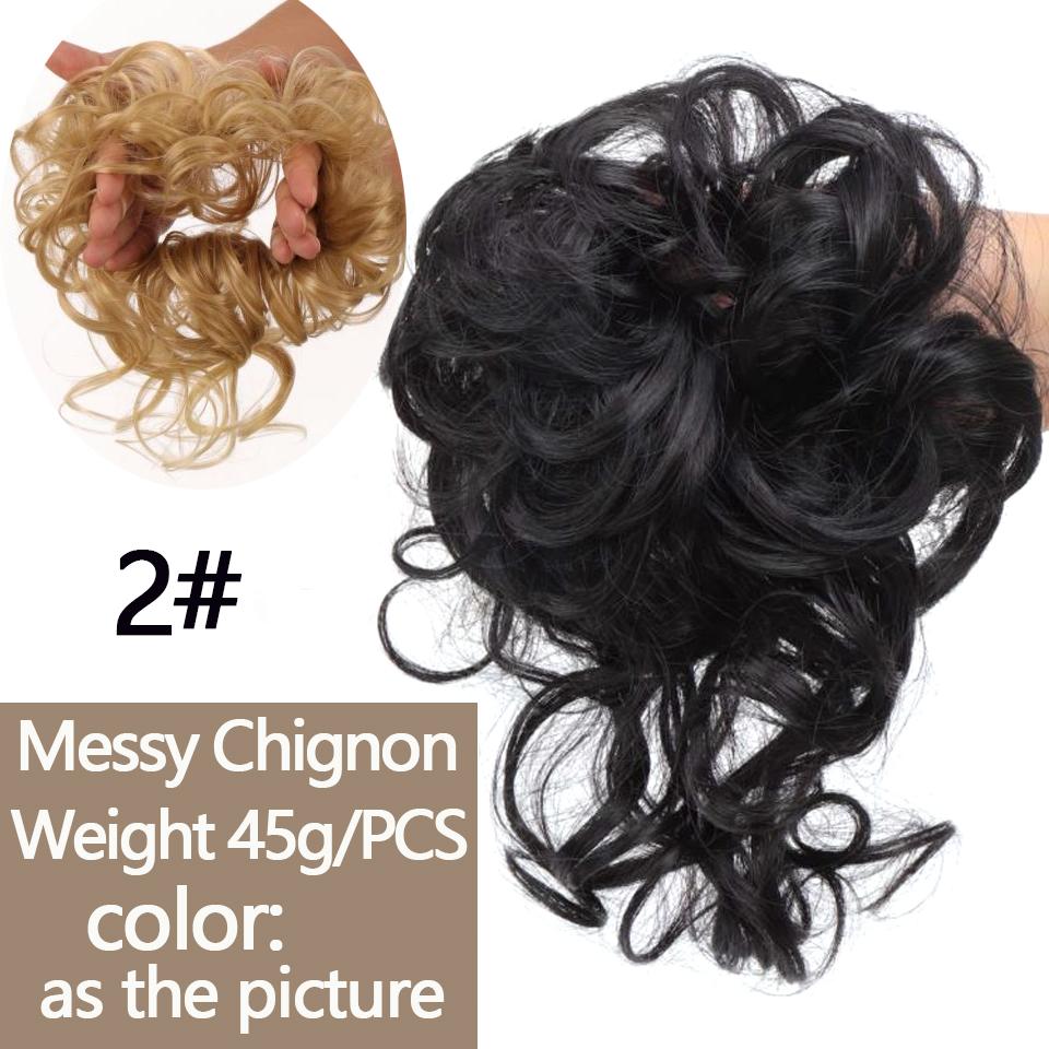 LUPU Светлые черные ленты для волос, грязные вьющиеся шиньонные булочки, синтетические резинки для волос, искусственные волосы для женщин, синтетическое наращивание волос