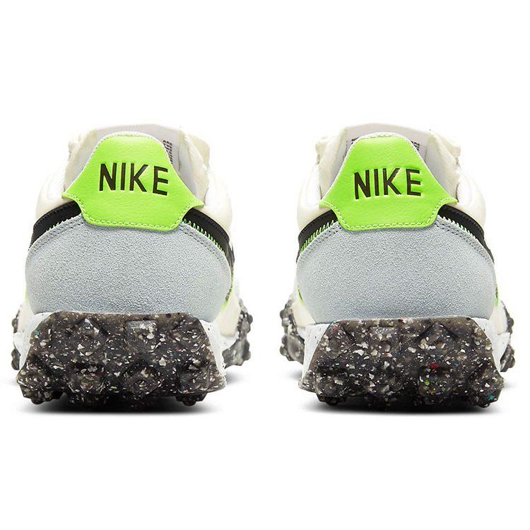 Nike Waffle Racer Crater Бледно-слоновая кость Электрический зеленый Женская CT1983-102