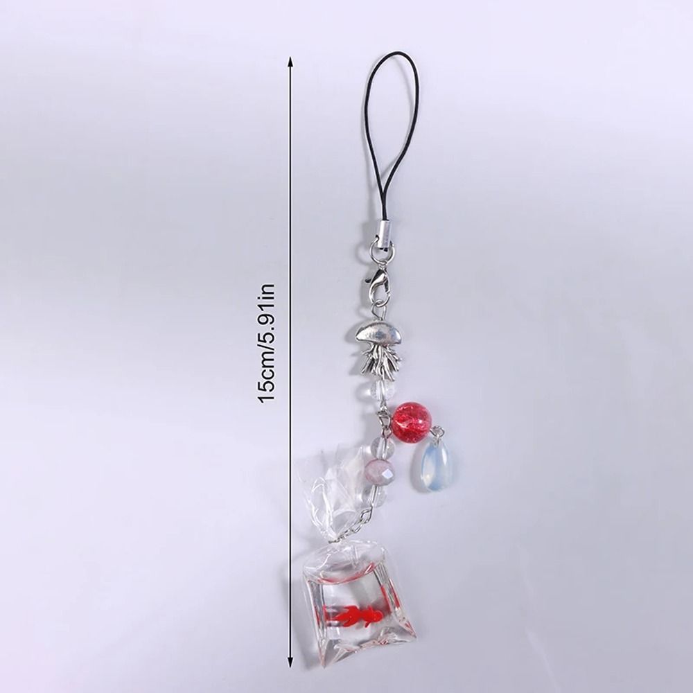 Phone Charm Fish Phone Chain Sweet Y2K Mobile Lanyard Phone Case Cell Phone Strap Girls Women