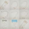 Men Eyewear Jewelry Anti-lost Glasses Clips Reading Glasses Chain Face Mask Necklace Pearl Chain