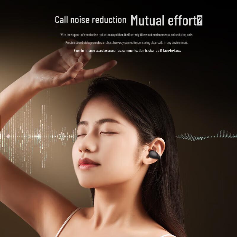 Lenovo TC3403 Ear-Clip Sports Noise-Cancelling Bluetooth Earbuds