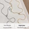 European-American Snake Bone Necklace: Luxurious, Niche Design, Versatile Fashion Accessory for Fall/Winter