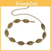Classic Metal Woman Waist Chain With Embossed Pattern Casual Fashion Accessory