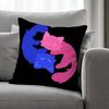 TTv Girl Who Really Cares Anime Celebrity Merchandise AllMatch Printed Pillow Case Sofa Car Office Room Decoration Protector
